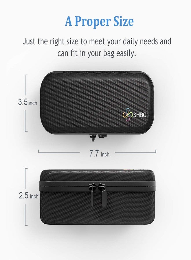 SHBC Medical Cooler Insulin Vial Carrying Travel Case TSA Approved Protector for Diabetic with One Ice Pack Black - Image 2